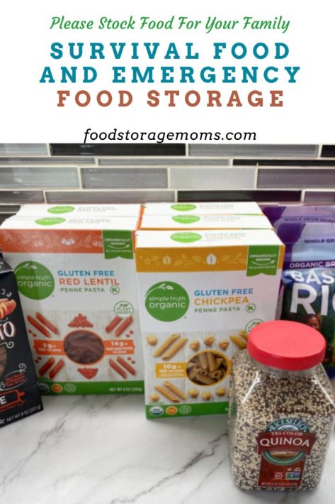 Survival Food And Emergency Food Storage