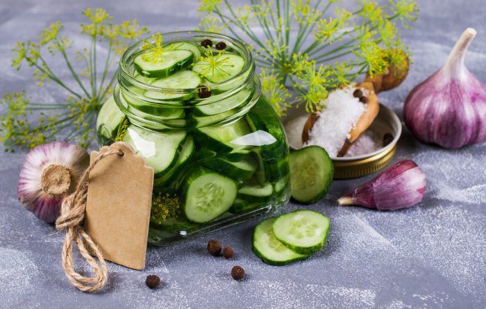 Quick Pickled Cucumbers