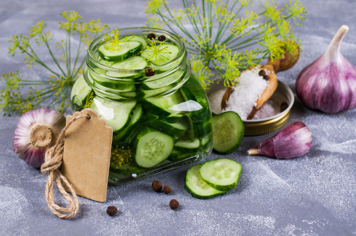 Quick Pickled Cucumbers