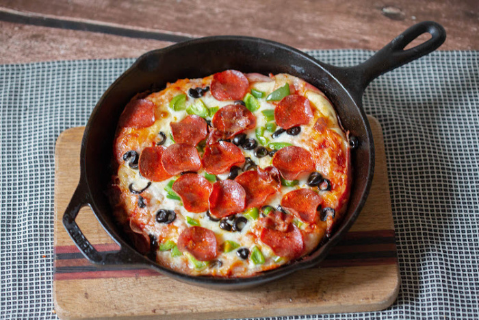 Cast-Iron Pizza