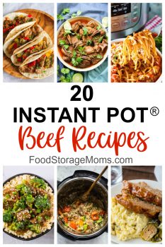 20 Instant Pot® Beef Recipes - Food Storage Moms