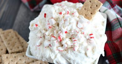 Peppermint French Vanilla Cake Mix Dip