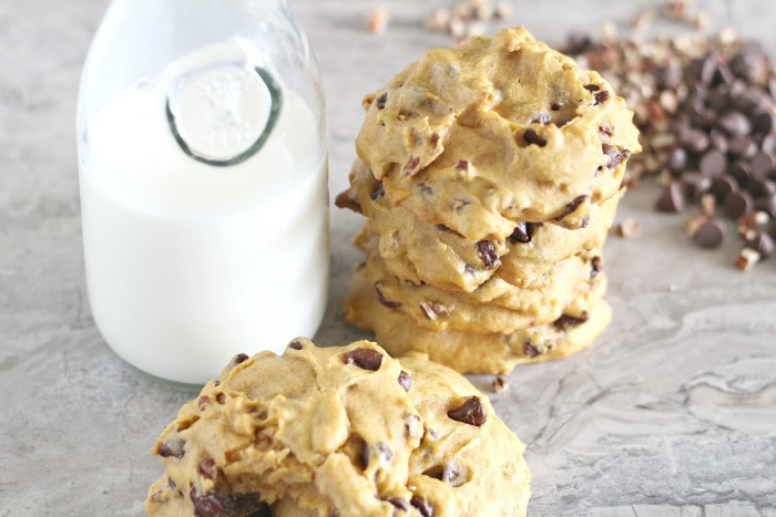 Pumpkin Pecan Chocolate Chip Cookie Recipe