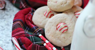 Candy Cane Kiss Sugar Cookies Recipe