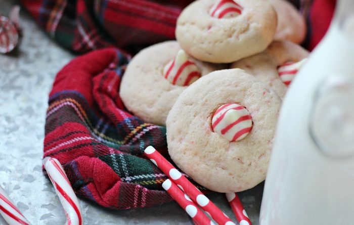 Candy Cane Kiss Sugar Cookies Recipe