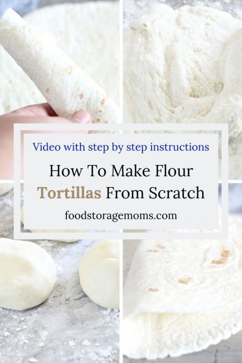 How To Make Flour Tortillas From Scratch 