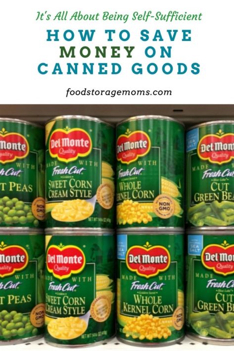 ) Discounted canned goods inventory