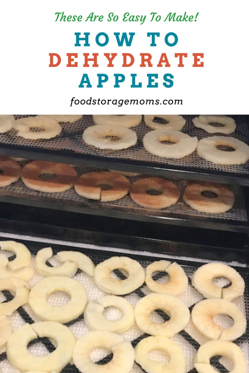 How To Dehydrate Apples Food Storage Moms