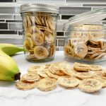 Dehydrated Bananas in Mason Jars