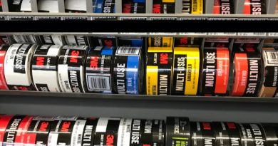 Duct Tape Hung A Rack At The Store