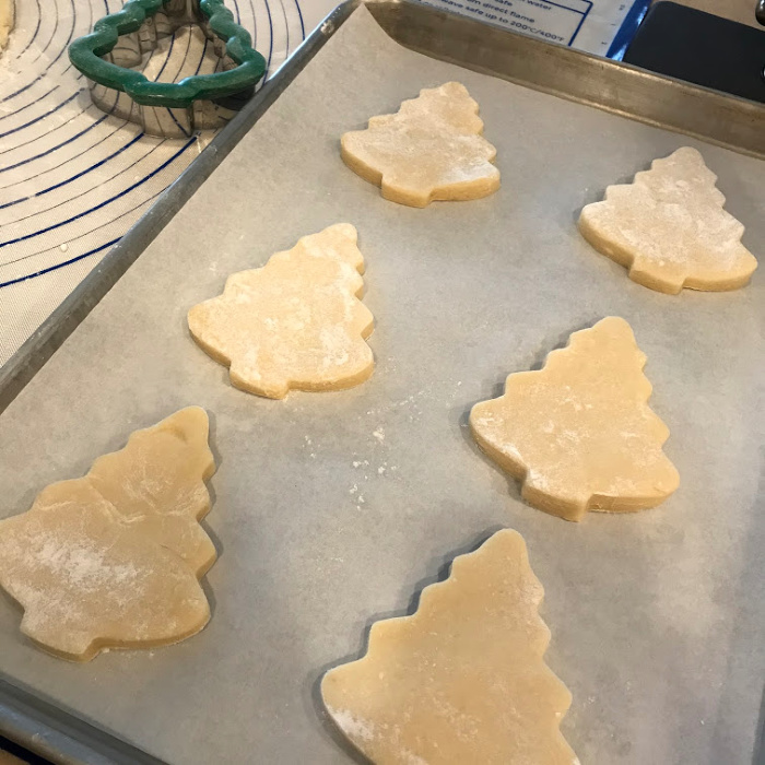 Place The Cookies On The Cookie Sheet