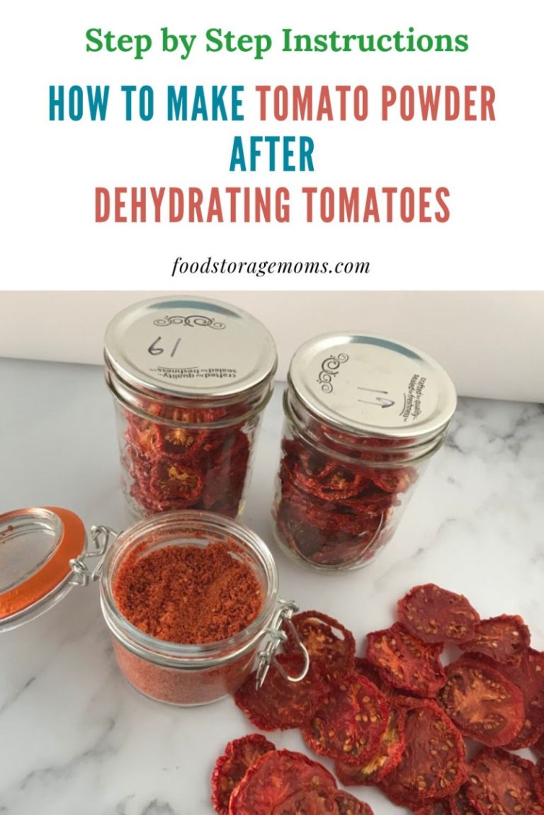Dehydrating Tomatoes and Tomato Powder Food Storage Moms