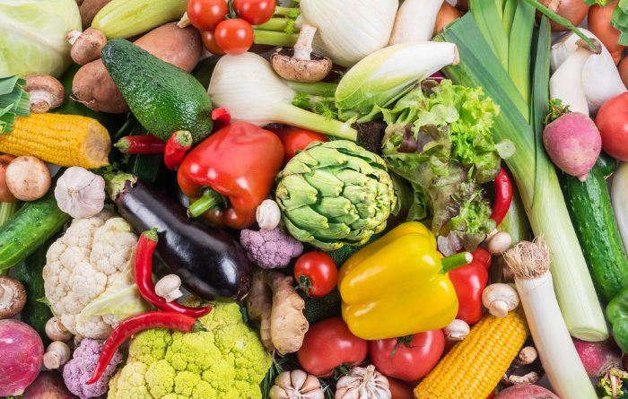 GMO Fruits and Vegetables On A Table