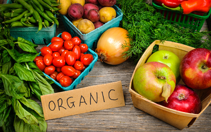 Organic Food On A Table