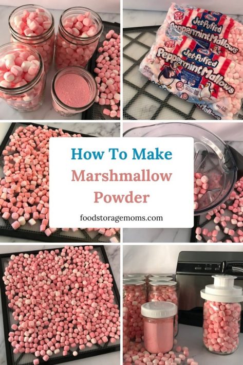 How To Make Marshmallow Powder