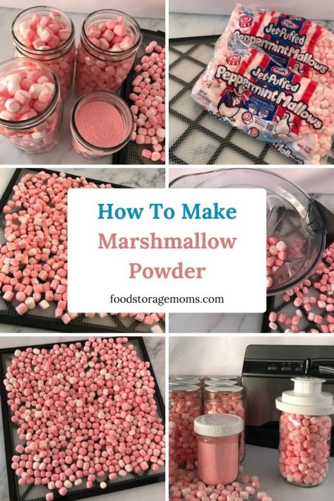 Dehydrating Marshmallows and Make Marshmallow Powder - Food