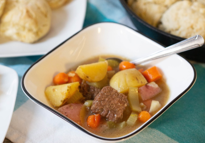 Instant Pot® Beef and Barley Soup Recipe