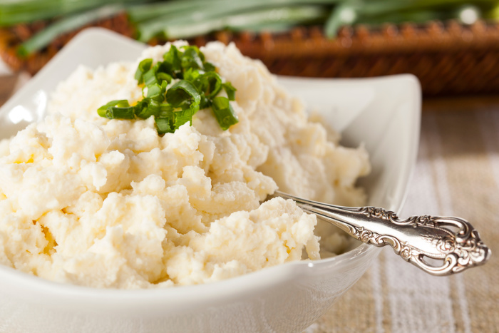 Mashed Potatoes in a Bowl