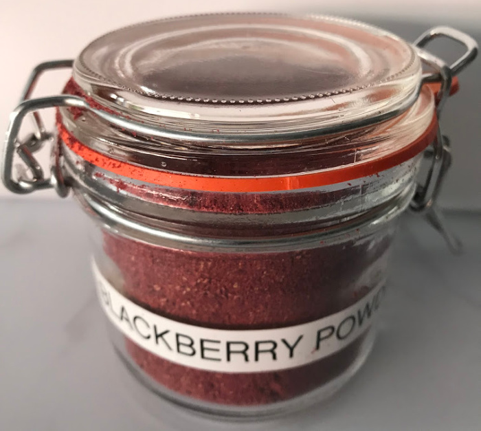 Blackberry Powder In A Jar