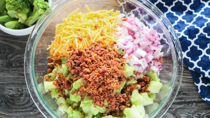 Combining Ingredients In a Bowl