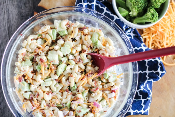 Broccoli Salad ready to serve