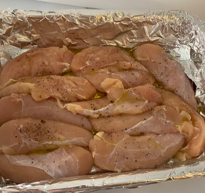 Chicken Tenderloins In the Pan