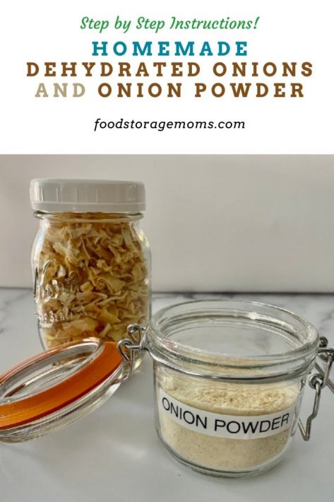 Homemade Dehydrated Onions and Onion Powder