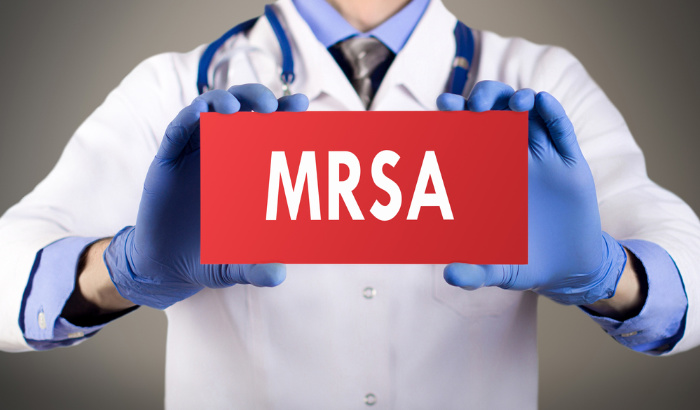 MRSA Red Sign