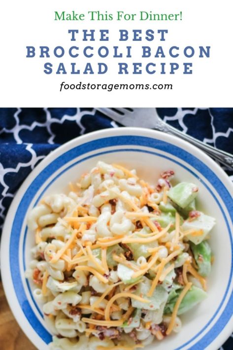 The Best Broccoli Bacon Salad Recipe