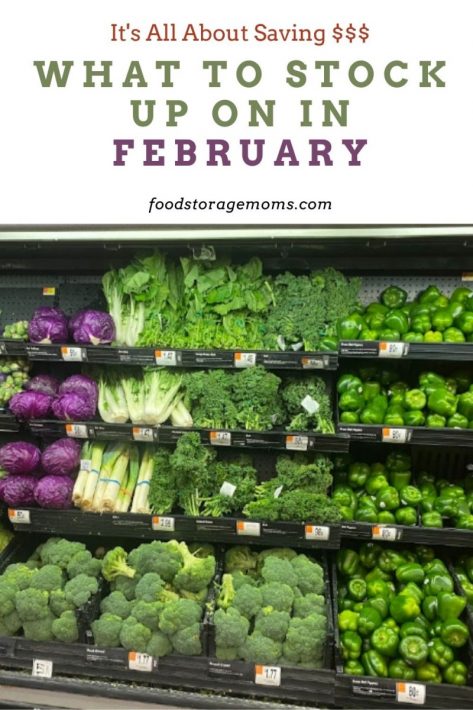 What To Stock Up On In February