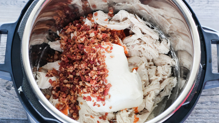 Instant Pot® Buffalo Chicken Bacon Sandwiches