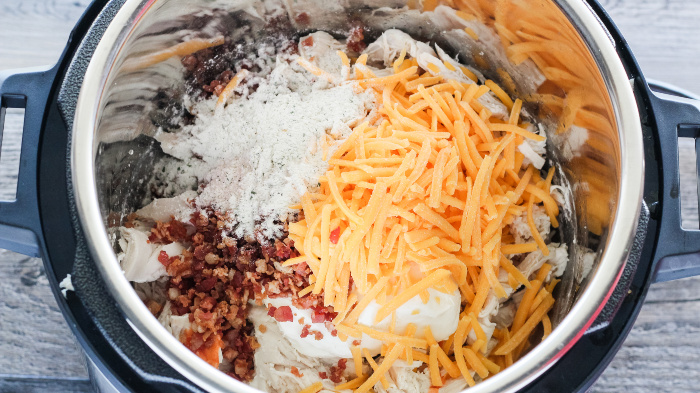 Instant Pot® Buffalo Chicken Bacon Sandwiches