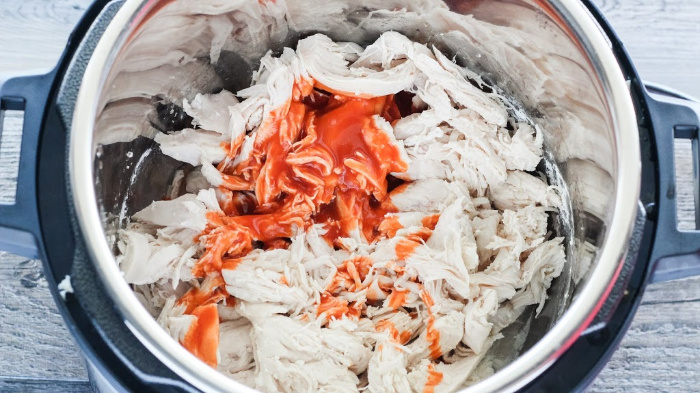 Instant Pot® Buffalo Chicken Bacon Sandwiches