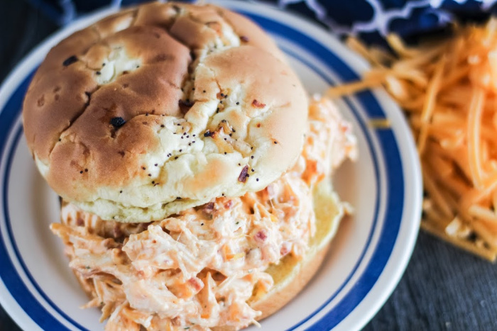 Instant Pot® Buffalo Chicken Bacon Sandwiches