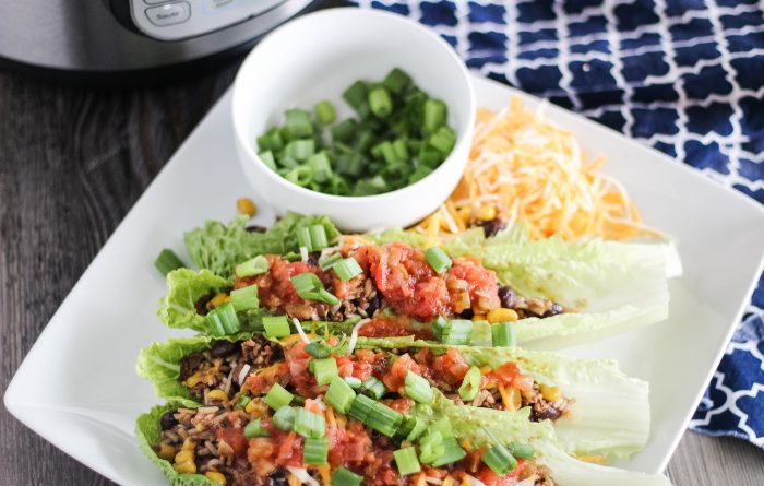 Instant Pot Beef and Bean Taco Bowls