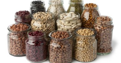 Beans in jars