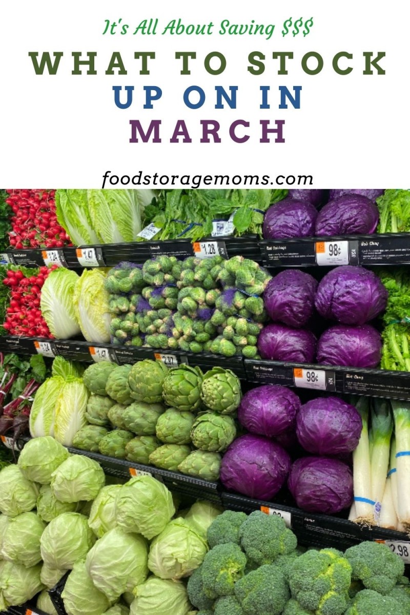 What To Stock Up On In March