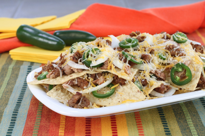 Nachos with Jalapeños