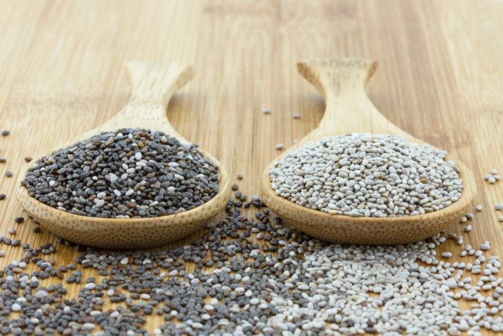 Black and White Chia Seeds