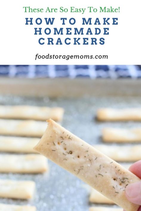 How To Make Homemade Crackers