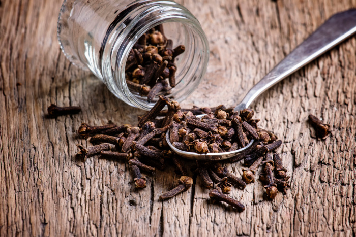 Cloves in a jar