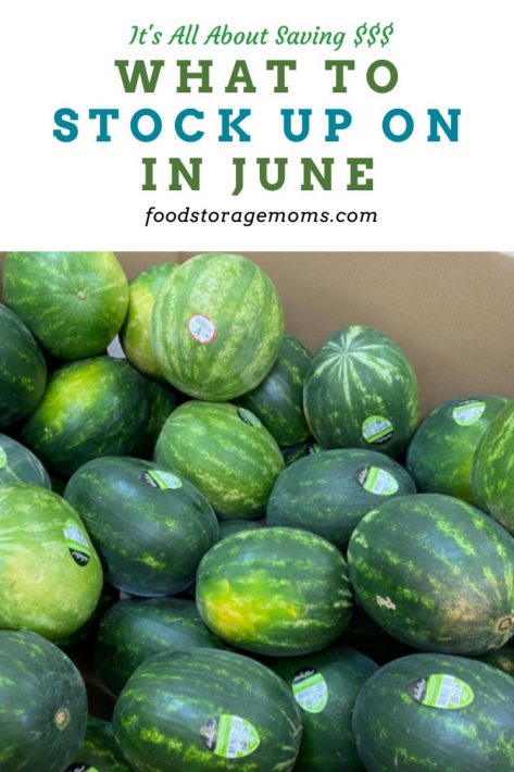 What To Stock Up On In June