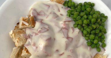 Creamed Chip Beef with Peas