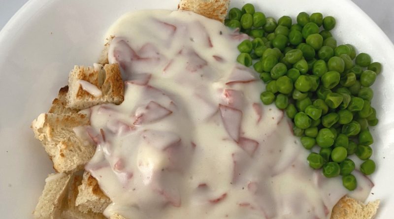 Creamed Chip Beef with Peas