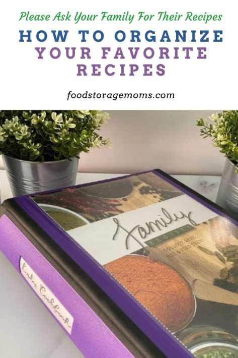 How to Organize Your Favorite Recipes 