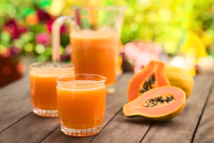 Papaya and Juice