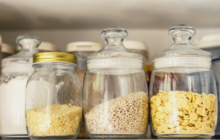 Jars on a Shelf