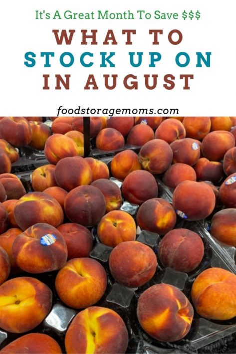 What To Stock Up On In August