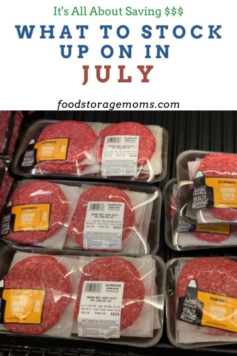 What To Stock Up On In July