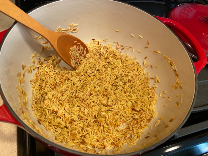 Brown the Orzo in Butter